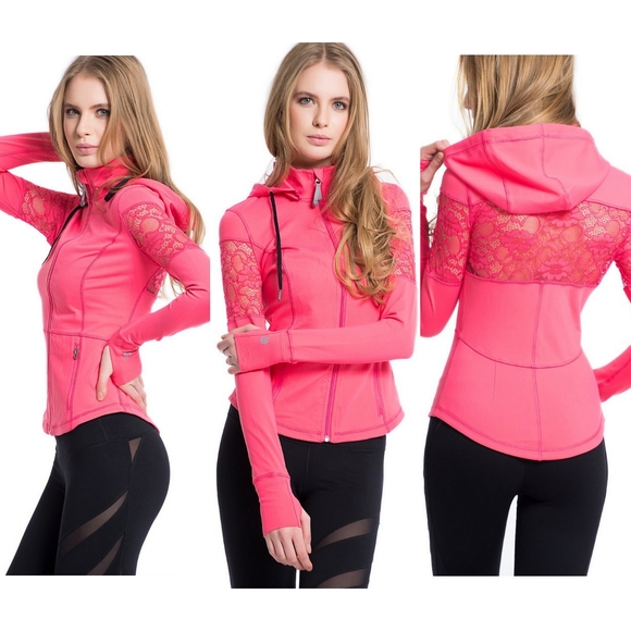 Titika Jacket Zip Up Sweater Yellow Lace Size Small - Picture 3 of 16